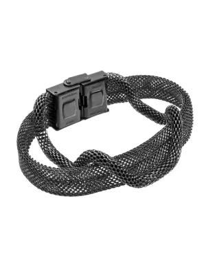 Moora Bransoleta z czarnej matowej stali szlachetnej* Bransolety | Nowości