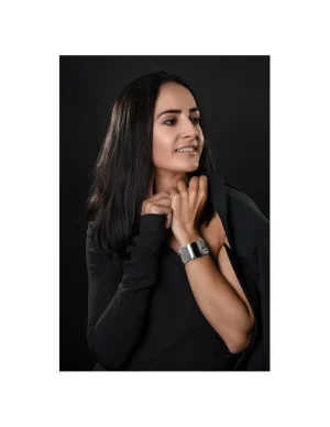 Moora Bransoleta z siatki stalowej oraz błyszczącej stali* Bransolety