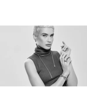 Moora Bransoleta ze stali z trzech łańcuszków* Bransolety