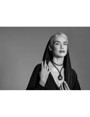 Moora Delikatne kolczyki koła ze stali szlachetnej* Kolczyki