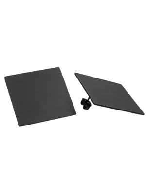 Moora Kolczyki kwadraty z czarnej stali szlachetnej* Kolczyki | Nowości