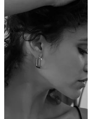 Moora Kolczyki kwadraty ze stali szlachetnej* Kolczyki