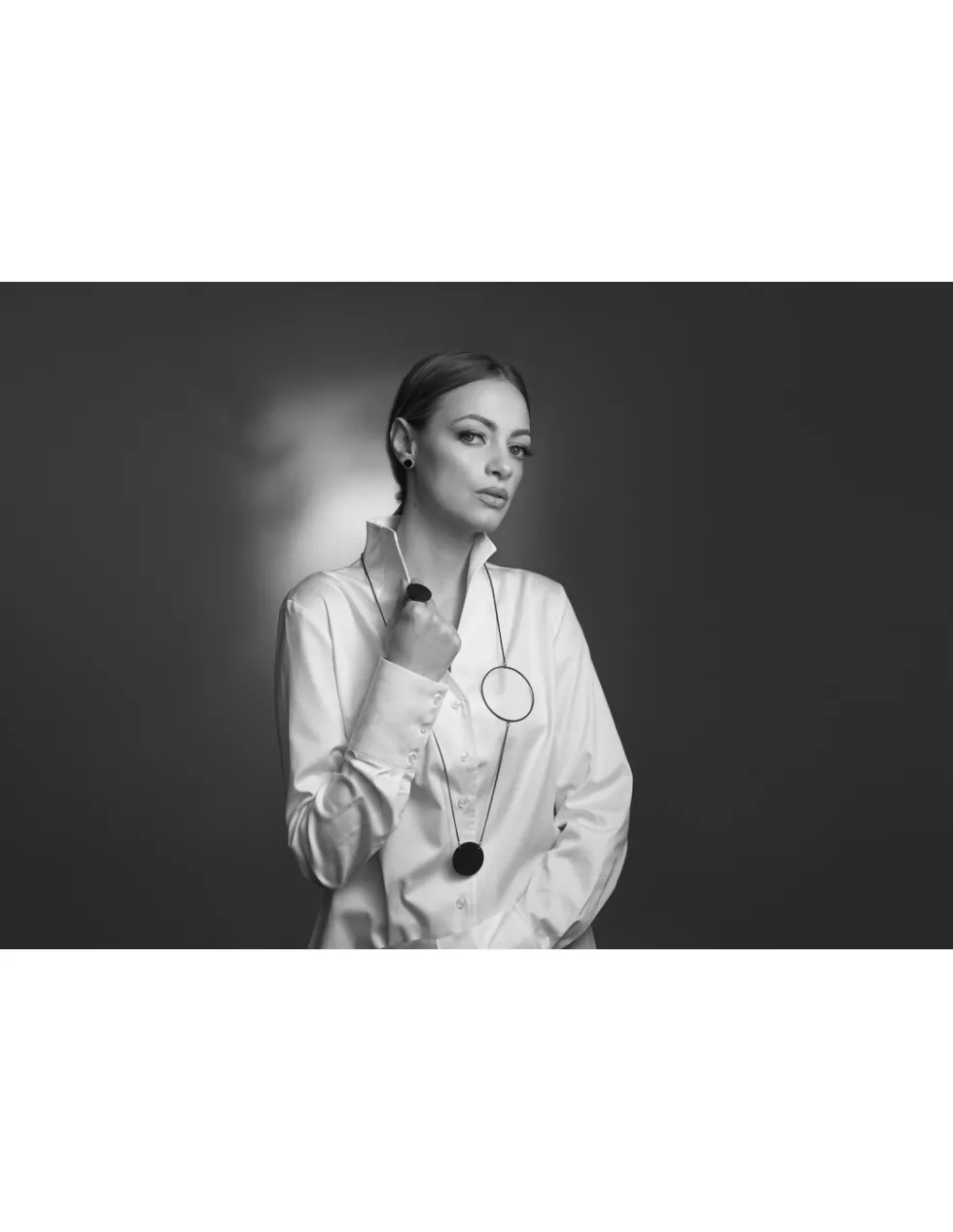 Moora Kolczyki z czarnej stali szlachetnej* Kolczyki