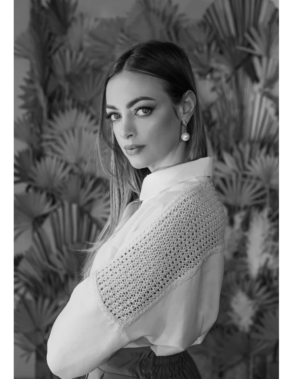 Moora Kolczyki z pięknej dużej perły oraz srebra pr.925* Kolczyki