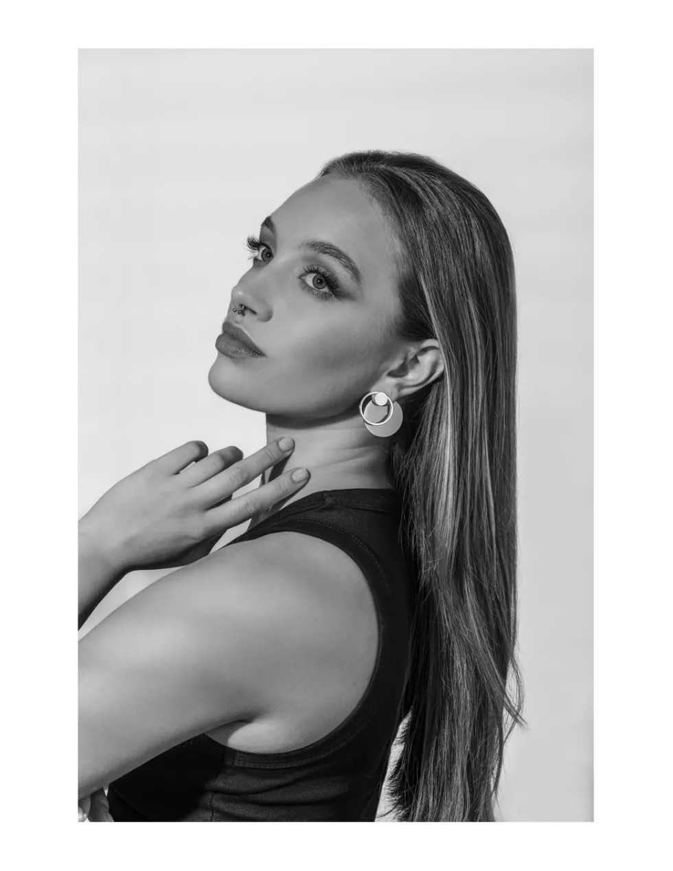 Moora Komplet kolczyków 3w1 z pozłacanej stali szlachetnej* Kolczyki