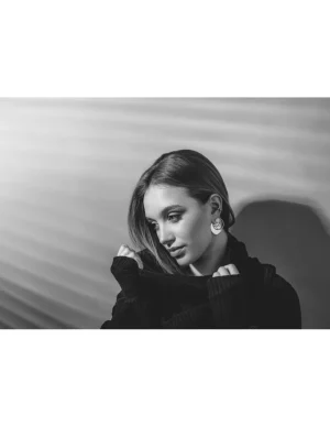 Moora Komplet kolczyków 3w1 z satynowanej stali szlachetnej* Kolczyki