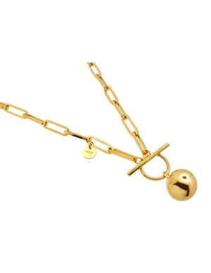 Moora Krótki pozłacany naszyjnik typu choker z dużymi ogniwami* Naszyjniki | Nowości