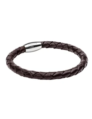 Moora Męska brązowa bransoleta z rzemienia plecionego* Bransoletki