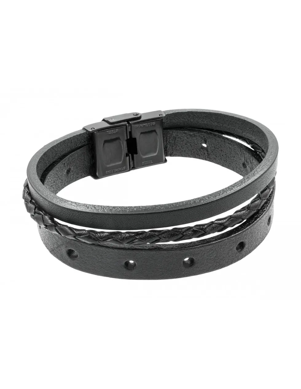 Moora Męska prosta i nowoczesna bransoleta ze skóry* Bransoletki