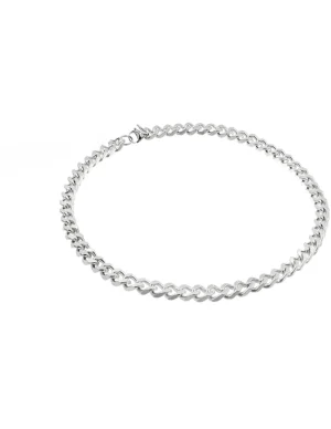 Moora Męski naszyjnik ze stali szlachetnej typu pancerka* Naszyjniki