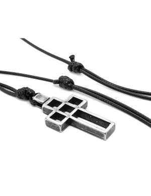 Moora Męski regulowany naszyjnik krzyżyk.* Naszyjniki