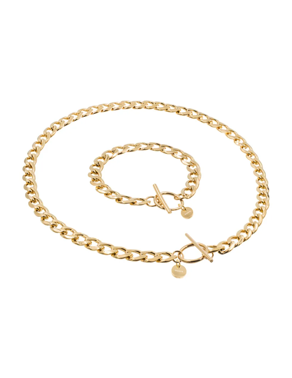 Moora Naszyjnik pozłacana pancerka typu choker* Naszyjniki