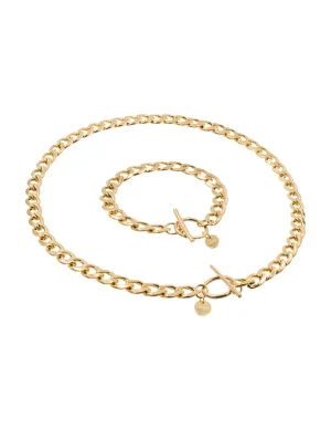 Moora Naszyjnik pozłacana pancerka typu choker* Naszyjniki