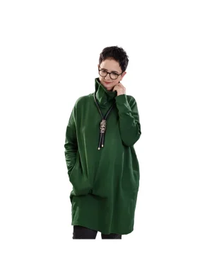 Moora Naszyjnik ze skóry oraz posrebrzonego drutu* Naszyjniki