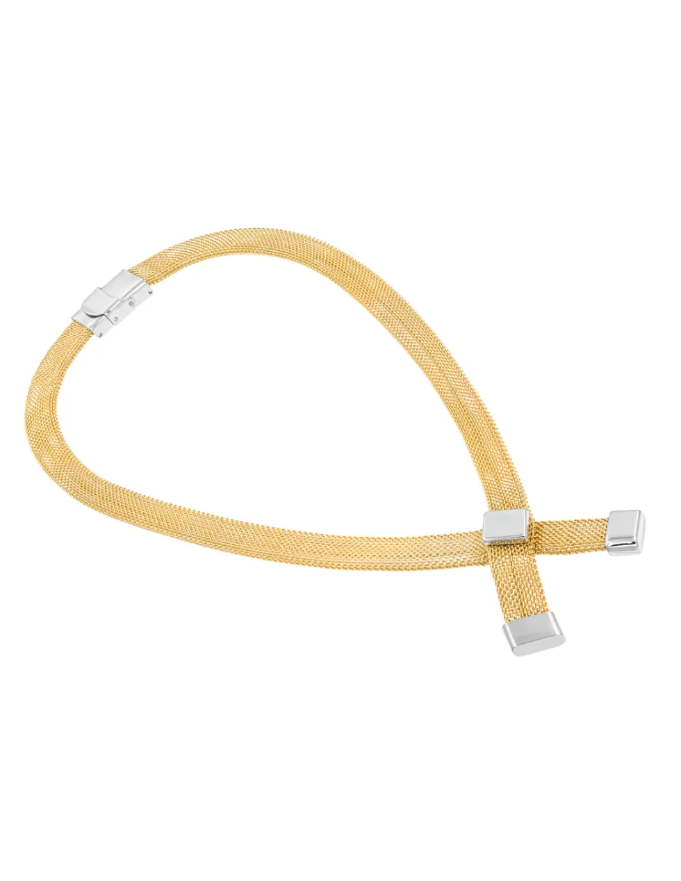 Moora Naszyjnik ze stali szlachetnej w dwóch odcieniach* Naszyjniki | Nowości