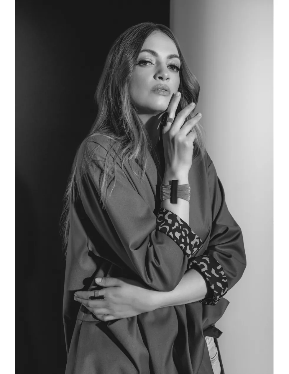 Moora Nowoczesna bransoleta z siatki jubilerskiej oraz stali szlachetnej* Bransolety