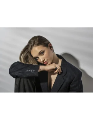 Moora Oryginalna i prosta nausznica 4,1 mm z czarnej stali szlachetnej* Kolczyki