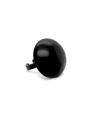 Moora Pierścionek duża czarna półkula* Pierścionki