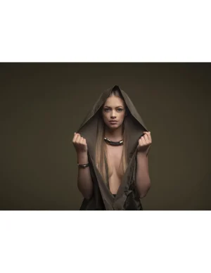 Moora Regulowany naszyjnik ze skóry typu choker* Naszyjniki