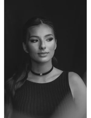 Moora Srebrny choker ze skóry oraz stali szlachetnej* Naszyjniki